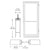 CRL-U.S. Aluminum White KYNAR® Paint Series 400 Custom Single 36" x 84" Medium Stile Butt Hinge Entrance Door