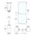 CRL-U.S. Aluminum White KYNAR® Paint Custom Single 36" x 84" Series 250 Narrow Stile Butt Hinge Entrance Door for OHCC