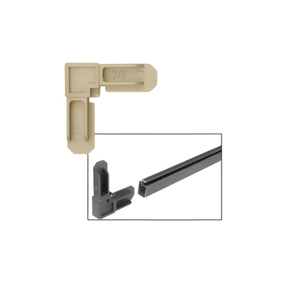 CRL Beige 3/8" Square Cut WSF346 Screen Frame Corners