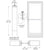 CRL-U.S. Aluminum White KYNAR® Paint Custom Single Series 400 Medium Stile Geared Hinge Entrance Door With Rim Device for Surface Mount Door Closer