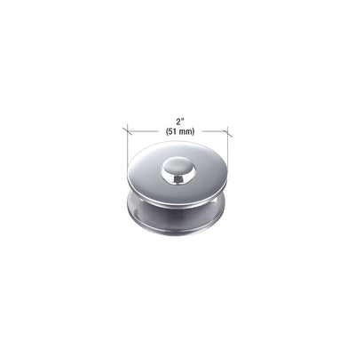 CRL Polished Stainless 2" Diameter Mall Front Clamp