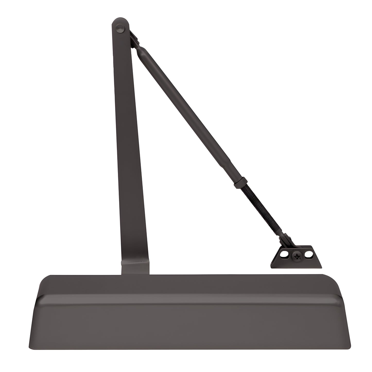 CRL Dark Bronze Adjustable Spring Door Closer Size 2-5 Surface Mount