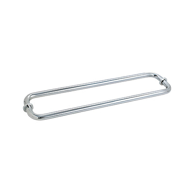 CRL Chrome 20" BM Series Back-to-Back Tubular Handle with Metal Washers