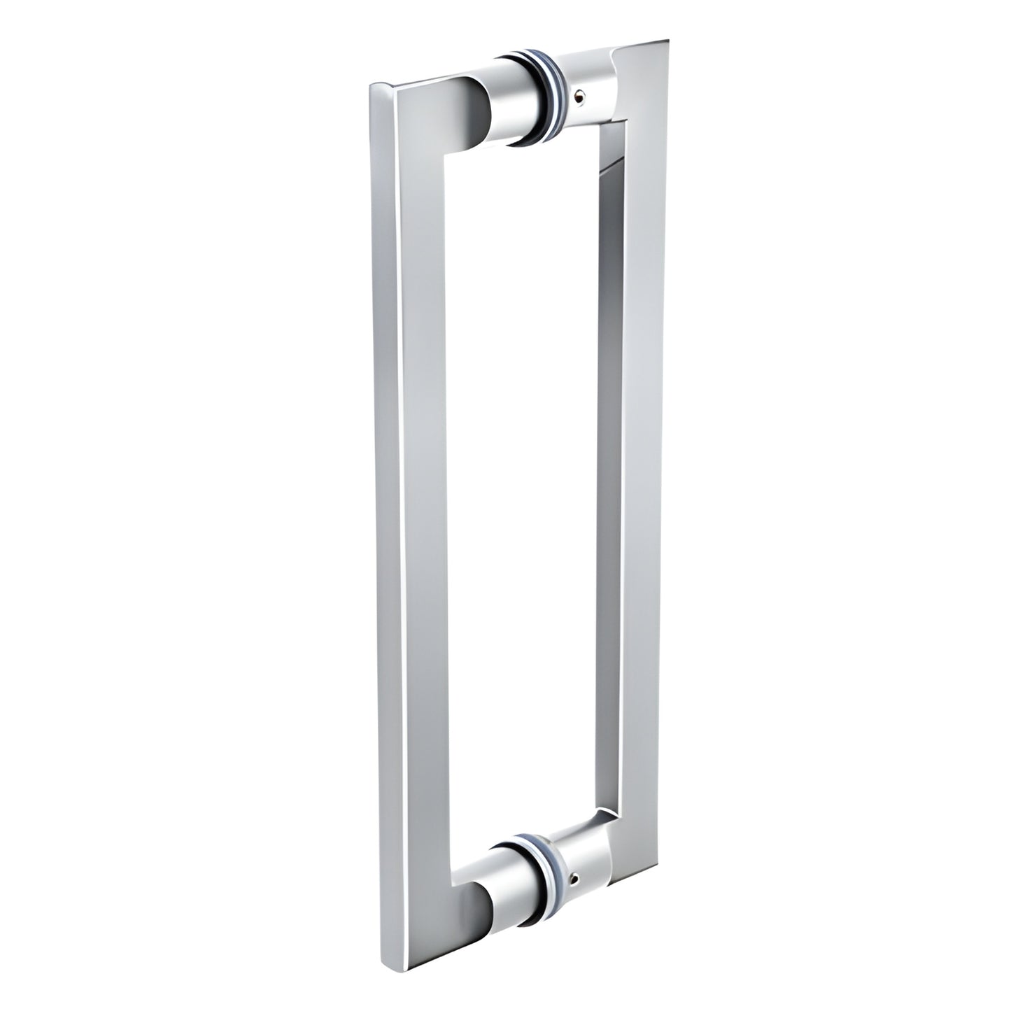 CRL 12in Polished Stainless Steel Glass Door Pull Handle Back-to-Back