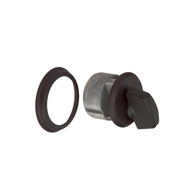 CRL Dark Bronze Mortise with Bronze Thumbturn Cylinder
