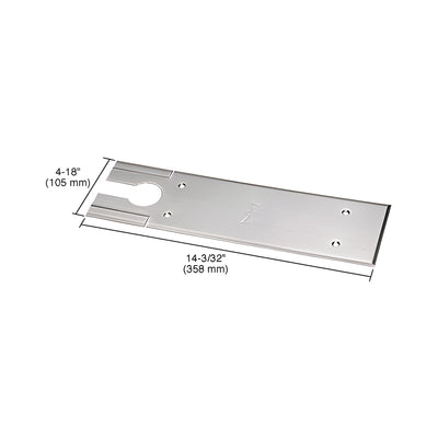 Dormakaba® Brushed Stainless BTS80 Series Cover Plate