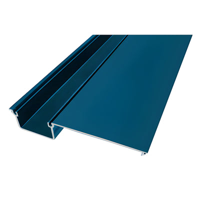 CRL-U.S. Aluminum Deep Pocket Insert for Door Jamb/Vertical Mullion, Custom Paint- 24'-2"