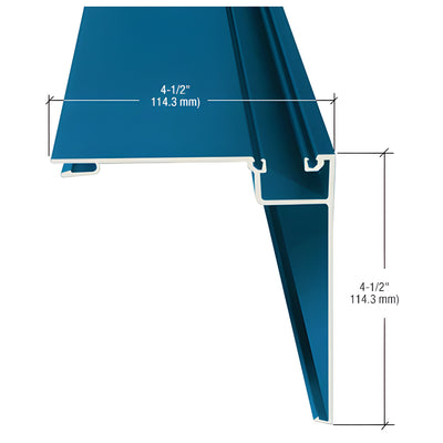 CRL-U.S. Aluminum 90 Degree Outside Corner Half, Custom Paint- 24'-2"