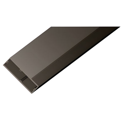 CRL Dark Bronze Anodized 2" x 12" Rectangular Tube - 240" Length
