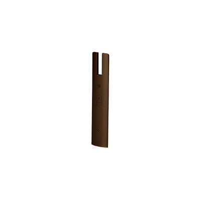 CRL Black Bronze Anodized End Cap for 10" Square 1/2" Glass Wedge-Lock® Door Rail