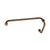 CRL Antique Bronze 6" Pull Handle and 18" Towel Bar BM Series Combination With Metal Washers