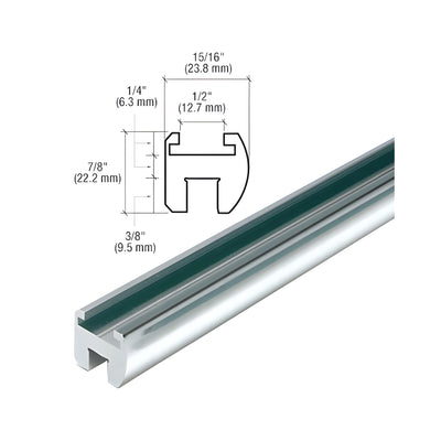 CRL Chrome 98" Header Bar Only for HEADER06