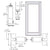 CRL-U.S. Aluminum White KYNAR® Paint Blank Single Series 800 Durafront Medium Stile Center Hung Entrance Door- No Prep