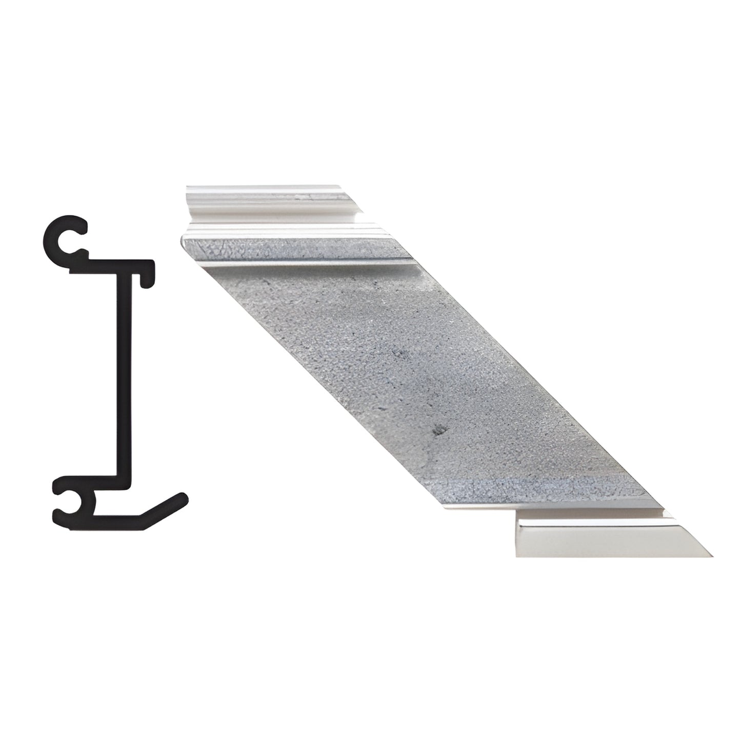 CRL-U.S. Aluminum Right-Hand 90° Outside Corner Anchor Clip, 4-Pack