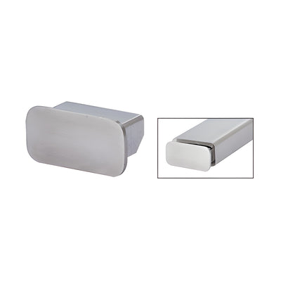 CRL Brushed Stainless Steel 1" x 2" Rectangular End Cap