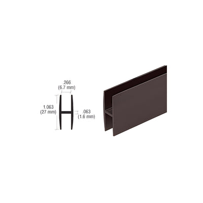 CRL Duranodic Bronze H14 H-Bar Channel