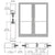 CRL-U.S. Aluminum IG500 Series Clear Anodized Class 1 Custom Pair StormFront™ Butt Hinged Entrance Doors for Surface Mount Door Closers