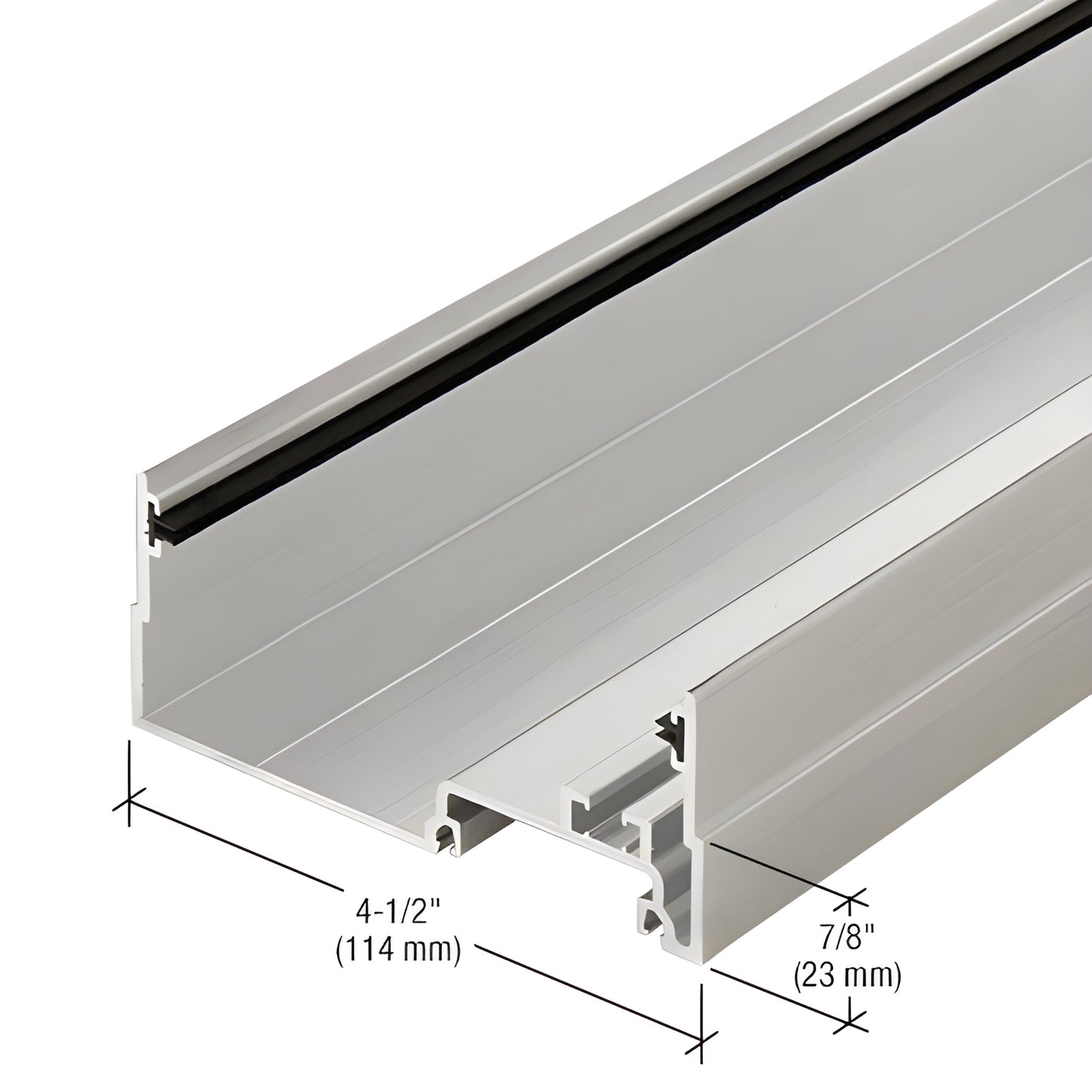 CRL-U.S. Aluminum Male Expansion Mullion 24'-2" Clear Anodized