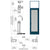 CRL-U.S. Aluminum Custom KYNAR® Paint Series 925 Transom Patio Door Hinge Left Swing Out