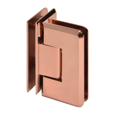 CRL Rose Gold Cologne 092 Series 90º Glass-to-Glass Hinge