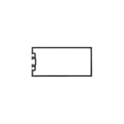 CRL-U.S. Aluminum Clear Anodized OS-2 Structural Silicone Glaze Vertical Mullion - 24'-2"