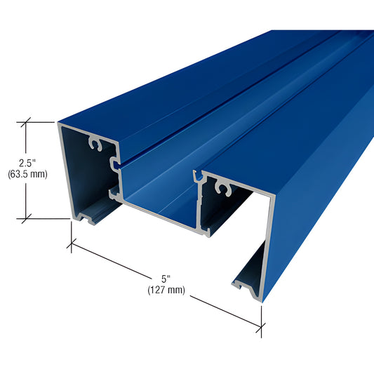 CRL-U.S. Aluminum KYNAR® Head/Jamb for 1-5/16" Glass Frame 24'-2"