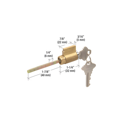 CRL 1-1/4" Cylinder Lock for Schlage® - Keyed Alike