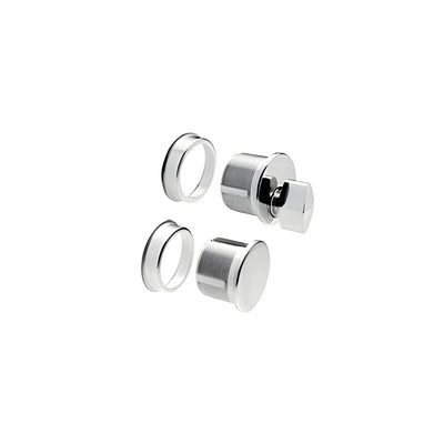 CRL Polished Stainless Thumbturn and Dummy Combo