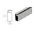 CRL Gray 1" x 7/16" Roll Formed Aluminum Screen Frame - 144"