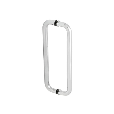 CRL Polished Stainless 12" Glass Mounted Standard Pull Handle