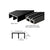 CRL Flat Black "Standard" Aluminum Upper or Lower Channel