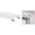 CRL TrimQuick 2-1/4 in White Vinyl Window Trim
