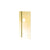 CRL Polished Brass 4" x 10" Right Hand Center Lock Latch Guard