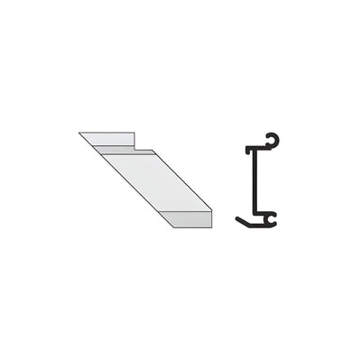 CRL-U.S. Aluminum Left Hand Anchor Clip, 90º Inside Corner - 4/Pk