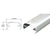 Silver Metallic 320X Series 241" Long Top Rail