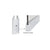 CRL Polished Stainless Steel 4" Tapered End Cap for Wedge-Lock® Sidelite Rails and 3/4" Glass