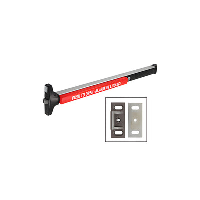 CRL DETEX® V40 48" Alarmed Rim Exit Device - Climate Protected (Indoor)