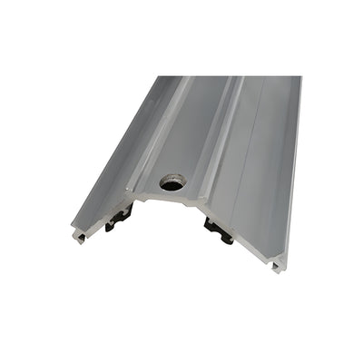 CRL-U.S. Aluminum 90 Degree Captured Outside Corner Pressure Bar, Mill, 24'