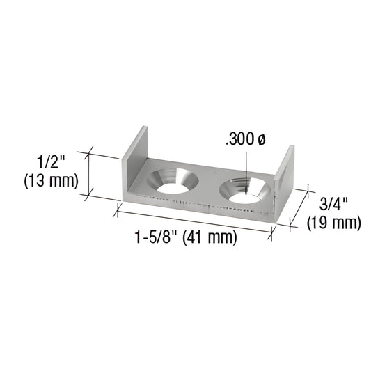 CRL Sliding Door Floor Guide Replacement for OTS/SPS