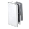 A close-up view of the polished stainless steel 90-degree end cap accessory for the Senior Serenity series.