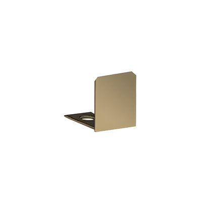 CRL Brushed Bronze End Cap for 3/8" Deep U-Channel