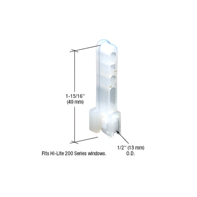 CRL 1/2" Nylon Sliding Window Roller for HiLite Windows
