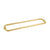 CRL Polished Brass 24" BM Series Back-to-Back Tubular Towel Bars With Metal Washers