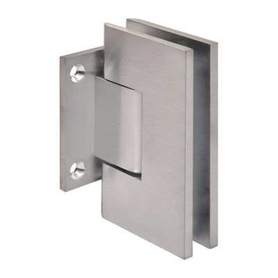 CRL Brushed Chrome Vienna 074 Series Wall Mount Short Back Plate Hinge