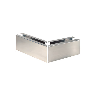 CRL 316 Brushed Stainless 12" Mitered 135º Corner Cladding for B7S Series Heavy-Duty Square Base Shoe