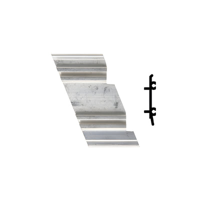 CRL-U.S. Aluminum 135º Left Hand Inside Corner Anchor Clip - 4/Pk