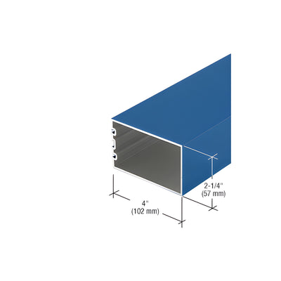 CRL-U.S. Aluminum 4" Structural Silicone Glazed Vertical Mullion, Custom Paint - 24'-2"