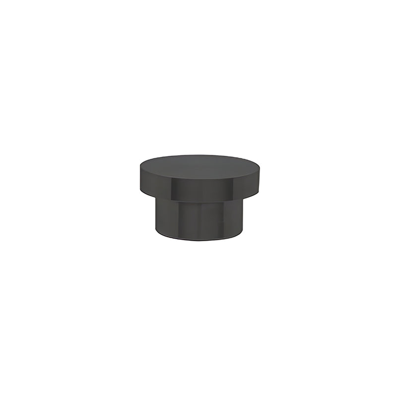 A close-up view of a cylindrical matte black replacement cap for the Laguna Series hardware.