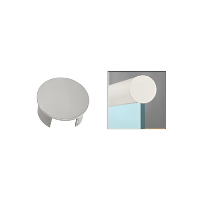 CRL 316 Brushed Stainless End Cap for 2-1/2" Cap Railing