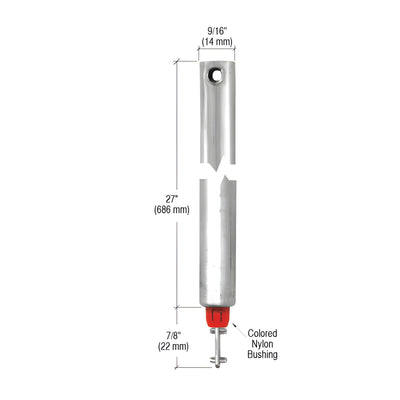 CRL 27" Tubular Spiral Tilt Window Balance Red Bushing